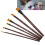 Set di 6 pennelli per olio/acquerello - ABS/Nylon, Colori 15