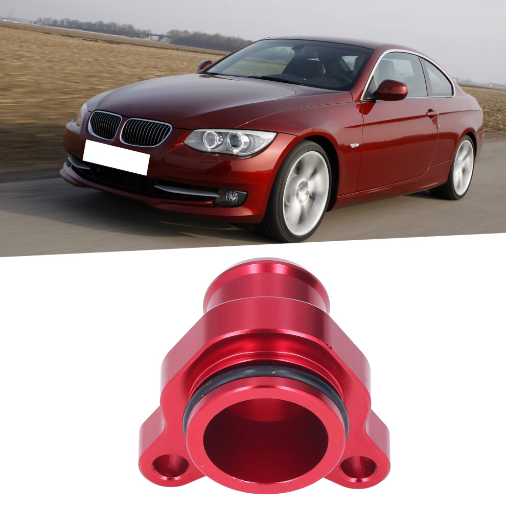 Car Water Hose Fitting Aluminium Alloy With Clamp Replacement For 335I 335Xi 135I N54 3.0L Twin Turbo Motorsred 7691321929014
