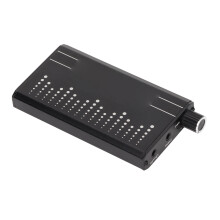 Amplificatore portatile HiFi 1000mAh 94x52x13mm Nero
