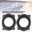 2 pezzi anello dell'altoparlante - Nero ABS, Camry/Highlander 06-21 5