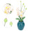Phalaenopsis blanche à l'échelle 1:12 pour maison de poupée 11