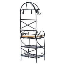 1:12 Soporte de almacenamiento para miniaturas 18x6,5x4,5 cm Negro