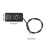 Voltmetro digitale 12V-80V bianco ABS universale 5