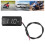 Voltmetro digitale 12V-80V bianco ABS universale 16