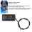 Voltmetro digitale 12V-80V bianco ABS universale 10