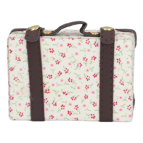 Valises pour poupée 1:6 - Fleur, 3 x 2 x 1 po, Métal 1