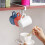 Porte-mugs en fer blanc, 6 crochets, étagère durable 5
