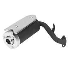 Tuyau d'échappement pour scooter 43 cm3-49 cm3 Alliage métallique