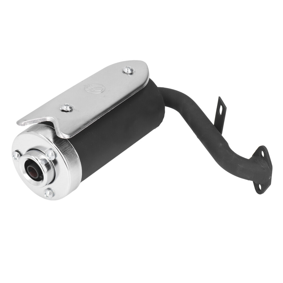 Scooter Exhaust Pipe Metal Alloy Replacement For 43Cc 49Cc Quad Atv Mini Pocket Bikes 8401321933619
