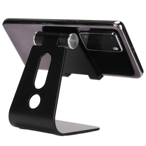 Soporte para tableta de aleación de aluminio multiángulo negro