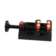 Ensemble de forets 60 pièces, 0,3–1,2 mm, perceuse à main et mini étau de banc pour le bricolage et les travaux d'artisanat