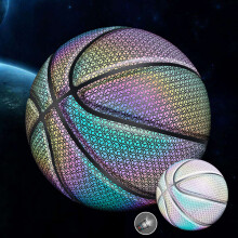 Pallone da basket luminoso n. 7 PU taglia 7 riflettente