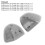 2 pièces de clignotants à LED 68302828AA/29AA blancs 5