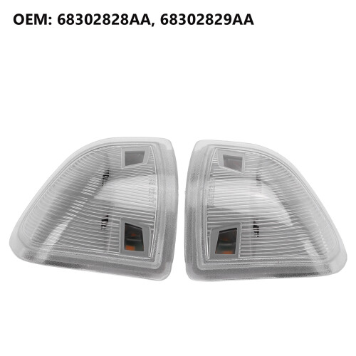 2 pièces de clignotants à LED 68302828AA/29AA blancs 2