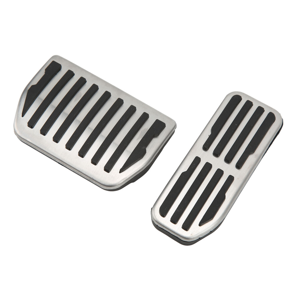 2Pcs Car Accelerator Gas Brake Pedal Foot Rest Plate Cover Replacement For Jaguar Xe Xf Fpace 20152021 7661321936367