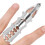 Bague knuckle Punk Armor, 9,5  2,3 cm, argent 10