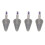 4 pièces de pointes de stylet pour M Pencil & Magic Pencil 14