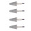 4 pièces de pointes de stylet pour M Pencil & Magic Pencil 10