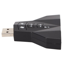 Carte son USB virtuelle 7.1, adaptateur stéréo externe