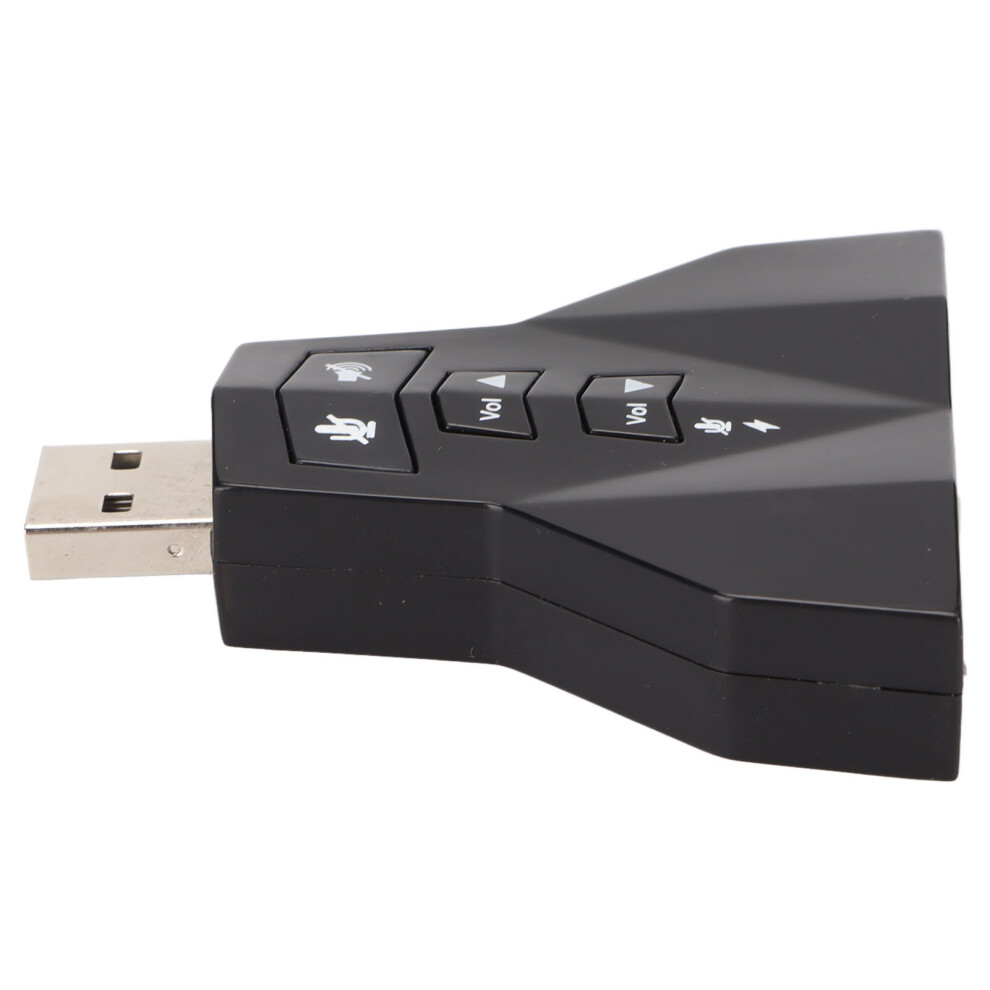 Usb Sound Card Virtual 7.1 Channel External Stereo Sound Adapter For Ps4 Laptop Computer Headphone 4901321937104