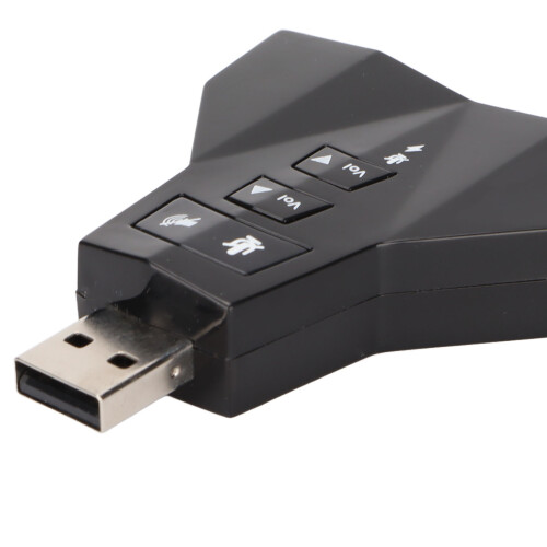 Carte son USB virtuelle 7.1, adaptateur stéréo externe 2