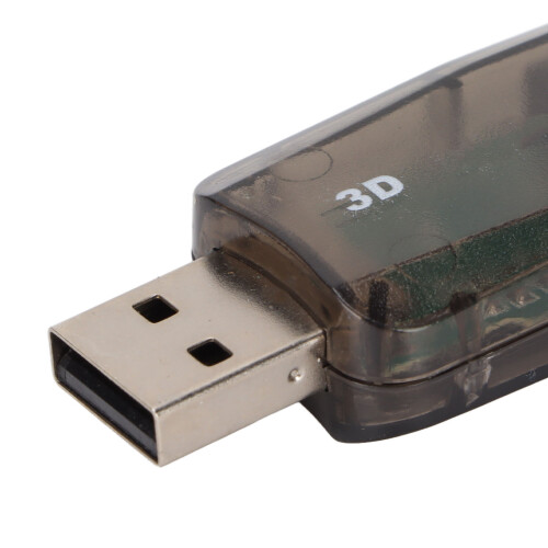 Carte son USB virtuelle 5.1, prises jack de 3,5 mm 2