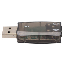 Carte son USB virtuelle 5.1, prises jack de 3,5 mm