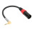 Cable TRS macho a XLR macho 90 1m estéreo 16
