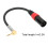 Cable TRS macho a XLR macho 90 1m estéreo 8