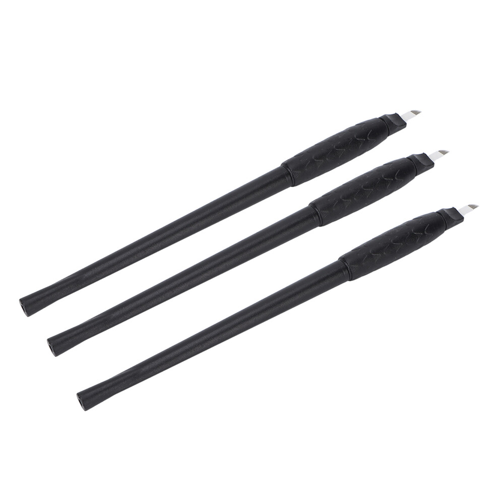 10pcs Disposable Manual Microblading Tattoo Pen Food Grade Stainless Steel Eyebrow Lip Tattoo Pen