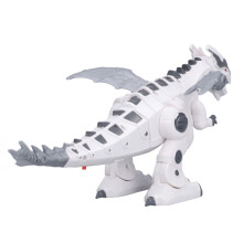 Tyrannosaure Rex jouet dinosaure électrique blanc 2 piles AA