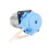 Mini pompa peristaltica 12V DC argento 0-200ml/min 6