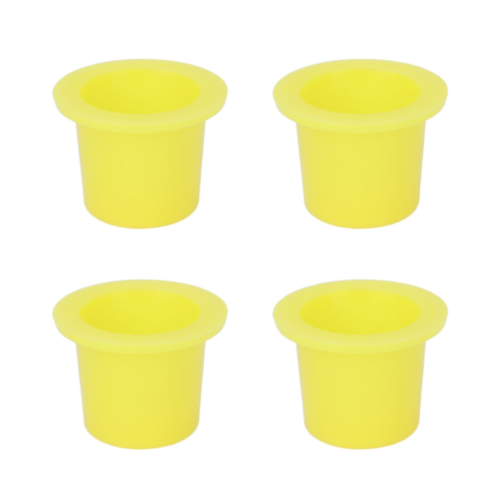 Yellow 1000Pcs Tattoo Ink Cups Disposable Microblading Pigment Cup Tattoo Supplies Without Cup Holders