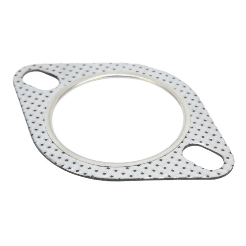 Junta de escape de acero perforado 2 pernos 2.5in/63mm 2