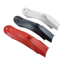 Guardabarros+Luz trasera, PC, 27*7*6 cm, negro/rojo/blanco