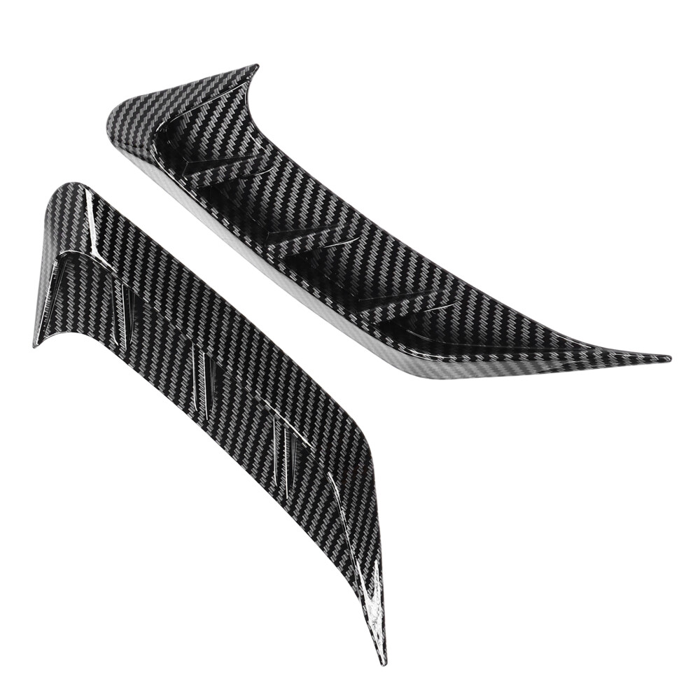 Pair Rear Headlight Side Eyebrows Frame Carbon Fiber Style Aging Resistant Universal Modification 9471321940862
