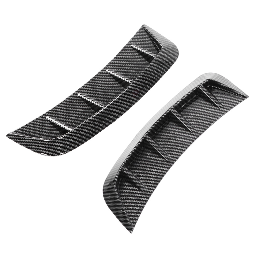 Front Bumper Side Marker Air Wing Vent Cover Trim Carbon Fiber Style Universal Car Exterior Accessories 5071321940882