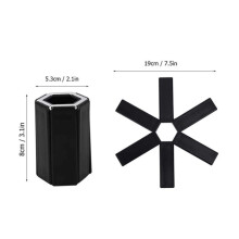 Heat-Resistant Flame Retardant Pot Mat Folding Anti Hot Pad Heat Insulation Pad for Pots and Pans Kitchen Accessories