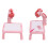 Table de projection pour dessin rose, 3 x piles AAA 14
