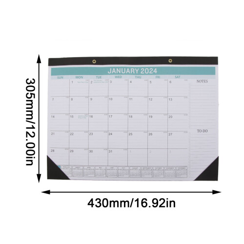 2024.01‑2025.06 365 Countdown Cal 430x305mm Nero 1