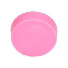 Moule rond en silicone à visage lunaire 8,5 cm rose 3,35 po