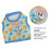 Conjunto de arnés y correa ajustables para conejo - Nylon suave 6
