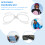 Insert Rx pour lunettes de ski, TR90, taille universelle 4
