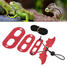 Arnés y correa para dragón barbudo, Rojo S9cm/M10.5/L13cm