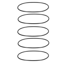 Cinghie motore in gomma da 5 mm di diametro, confezione da 5 pezzi, per attrezzature meccaniche industriali