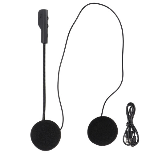 T4 Noir 180 mAh Bluetooth 5.0 Petit casque-micro pour casque 1