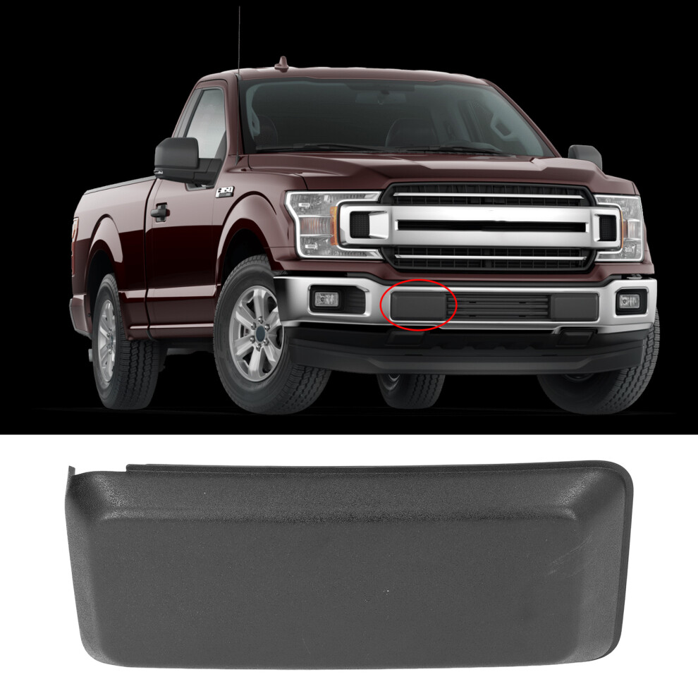 Front Bumper Pad Guard Right Side Insert Cap Abs Replacement For F150 2018Â2020 Black 4141321944904