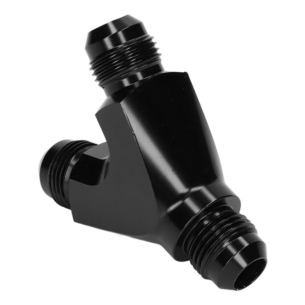 Anodizing 3 Way Y Block Fitting Adapter Aluminium Car Accessory 8An Male To 2X An8 8An Male Black 4601321945290