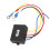 Argano elettrico con telecomando wireless 120W 12-24V ABS 13