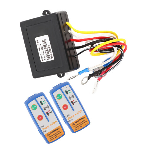 Argano elettrico con telecomando wireless 120W 12-24V ABS 2